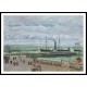 Entering to the Port of Havre View on the Western Breakwater Grey Weather 1903, A New Print Of a Camille Pissaro Painting