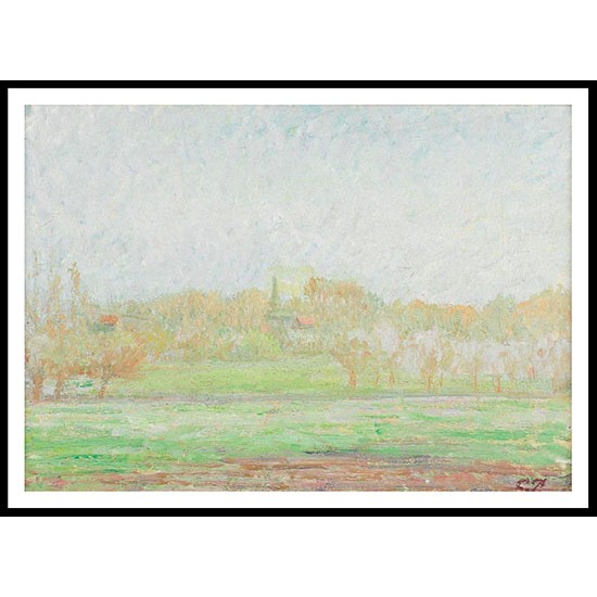 Eragny Fog, A New Print Of a Camille Pissaro Painting