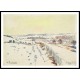 Eragny under the Snow, A New Print Of a Camille Pissaro Painting