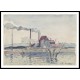 Factory on the Oise at Pontoise 1873, A New Print Of a Camille Pissaro Painting