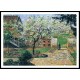 Flowering Plum Tree Eragny 1894, A New Print Of a Camille Pissaro Painting