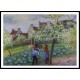 Flowering Plum Trees 1890, A New Print Of a Camille Pissaro Painting