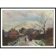 Fox Hill Upper Norwood 1870, A New Print Of a Camille Pissaro Painting