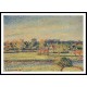 Frost View fom Bazincourt 1891, A New Print Of a Camille Pissaro Painting