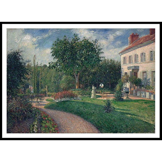 Garden of Les Mathurins at Pontoise 1876, A New Print Of a Camille Pissaro Painting