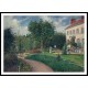 Garden of Les Mathurins at Pontoise 1876, A New Print Of a Camille Pissaro Painting