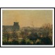 Garden of Louvre Fog Effect 1899, A New Print Of a Camille Pissaro Painting