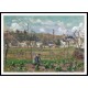 Garden of Maubuisson Pontoise Mother Belette 1882, A New Print Of a Camille Pissaro Painting