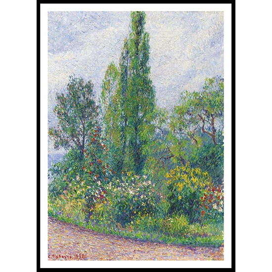 Garden of Octave Mirbeau at Damps Eure 1892, A New Print Of a Camille Pissaro Painting