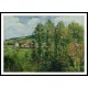 Gizors New Section 1885, A New Print Of a Camille Pissaro Painting