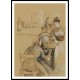 Grocery Market at Pontois 1891, A New Print Of a Camille Pissaro Painting