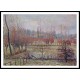 Hoarfrost Morning 1894, A New Print Of a Camille Pissaro Painting