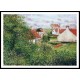 Houses at Knocke Belgium 1894, A New Print Of a Camille Pissaro Painting