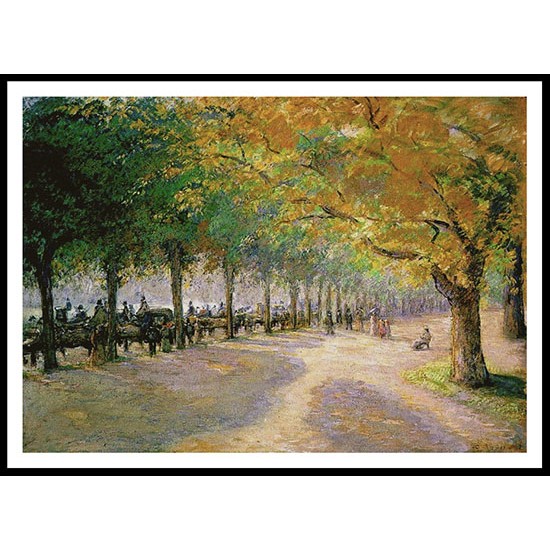 Hyde Park London 1890, A New Print Of a Camille Pissaro Painting