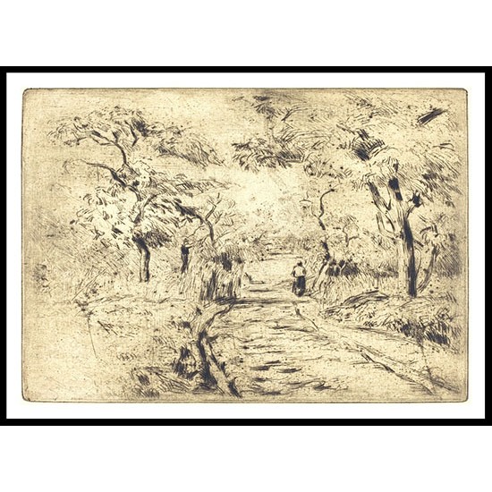 In the Fields at Ennery 1875, A New Print Of a Camille Pissaro Painting