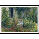 Julie and Ludovic Rodolphe Pissarro among the Flowers 1879, A New Print Of a Camille Pissaro Painting