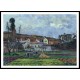 Kitchen Gardens at the Hermitage Pontoise 1873, A New Print Of a Camille Pissaro Painting