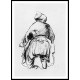 Kneeling Woman sketch, A New Print Of a Camille Pissaro Painting