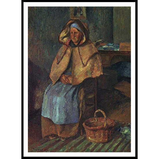 La Mere Gaspard 1871, A New Print Of a Camille Pissaro Painting