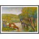 La Riviere aux Saules Eragny 1888, A New Print Of a Camille Pissaro Painting