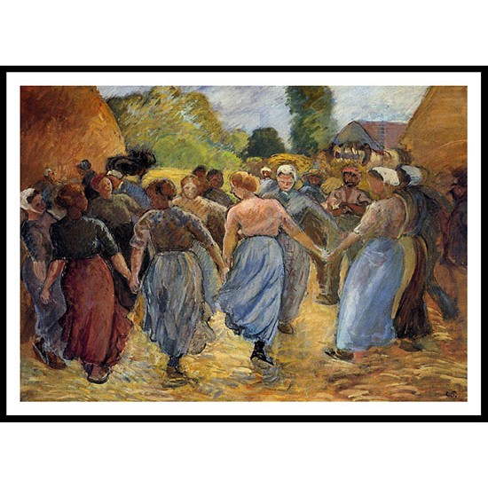 La Ronde 1894, A New Print Of a Camille Pissaro Painting