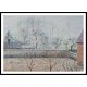 Landscape Frost and Fog Eragny 1892, A New Print Of a Camille Pissaro Painting