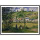 Landscape at Chaponval 1880, A New Print Of a Camille Pissaro Painting