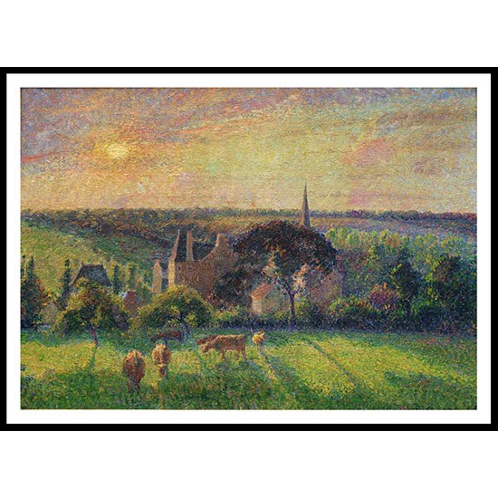 Landscape at Eragny 1897, A New Print Of a Camille Pissaro Painting