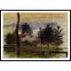 Landscape at Louveciennes 1869, A New Print Of a Camille Pissaro Painting