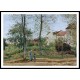 Landscape near Louveciennes 1870 01, A New Print Of a Camille Pissaro Painting