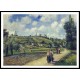 Landscape near Pontoise the Auvers Road 1881, A New Print Of a Camille Pissaro Painting