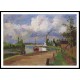 Landscape of the Oise 1876, A New Print Of a Camille Pissaro Painting