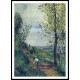 Landscape with a Man Digging 1877, A New Print Of a Camille Pissaro Painting