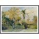 Landscape with a Peasant Woman 1880, A New Print Of a Camille Pissaro Painting