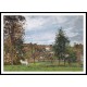 Landscape with a White Horse in a Meadow LHermitage 1872, A New Print Of a Camille Pissaro Painting Landscape with a White Horse in a Meadow LHermitage 1872, A New Print Of a Camille Pissaro Painting