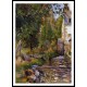 Laundry and Mill at Osny 1884, A New Print Of a Camille Pissaro Painting