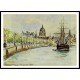 London St Pauls Cathedral 1890, A New Print Of a Camille Pissaro Painting