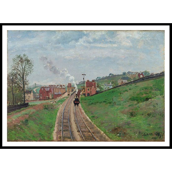 Lordship Lane Station Dulwich 1871, A New Print Of a Camille Pissaro Painting