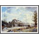 Louveciennes Road Snow Effect 1872, A New Print Of a Camille Pissaro Painting