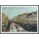 Mardi Gras on the Boulevard of Montmartre 1897, A New Print Of a Camille Pissaro Painting