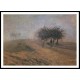 Misty Morning at Creil 1873, A New Print Of a Camille Pissaro Painting