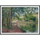 Moret the Canal of Loing 1902, A New Print Of a Camille Pissaro Painting