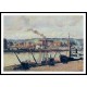 Morning Rouen the Quays 1896, A New Print Of a Camille Pissaro Painting