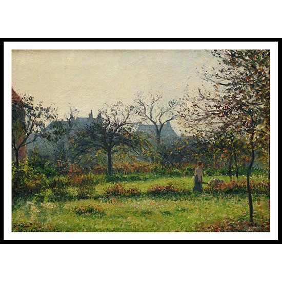 Morning Sun Autumn 1897, A New Print Of a Camille Pissaro Painting