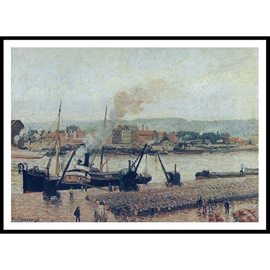 Morning after the Rain Rouen 1896, A New Print Of a Camille Pissaro Painting