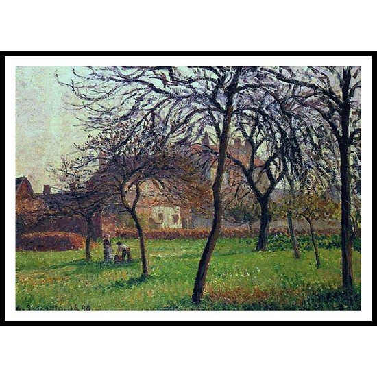 Mother Luciens Field at Eragny 1898, A New Print Of a Camille Pissaro Painting