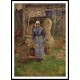 Mother Presle Montfoucault 1874, A New Print Of a Camille Pissaro Painting