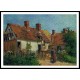 Old Houses at Eragny 1885, A New Print Of a Camille Pissaro Painting