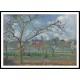 Orchard of Saint Ouen lAumone in Winter Pontoise 1877, A New Print Of a Camille Pissaro Painting