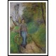 Peasant Carrying Two Bales of Hey 1883, A New Print Of a Camille Pissaro Painting